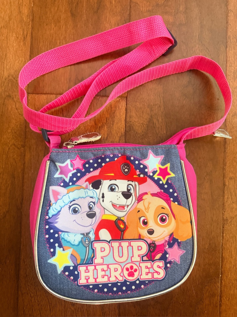 Nickelodeon Paw Patrol 'Pup Heroes' Pink Crossbody Bag for Kids